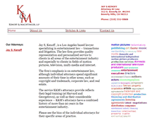 Tablet Screenshot of entertainmentlawla.com